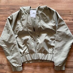Women’s Sage Green Rain Jacket